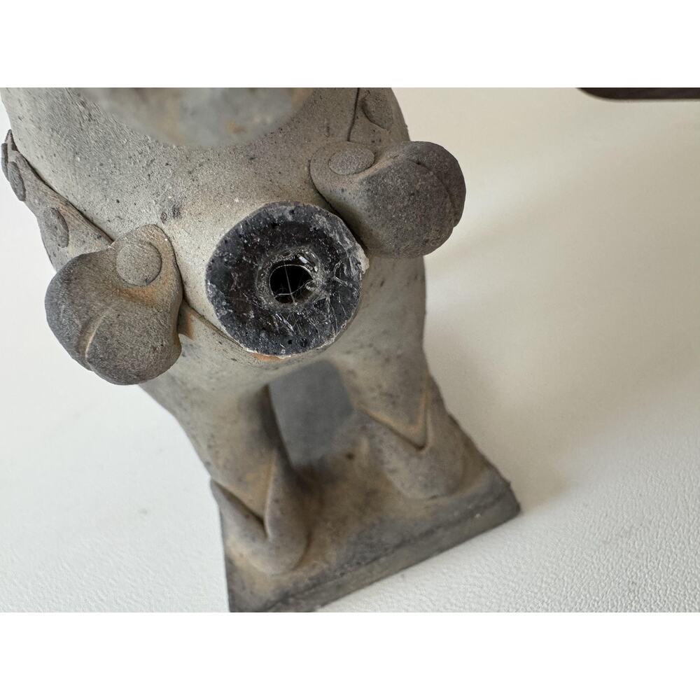 Korean Warrior Sculpture on Horse Clay Vessel Silla Master - Picture 6 of 12